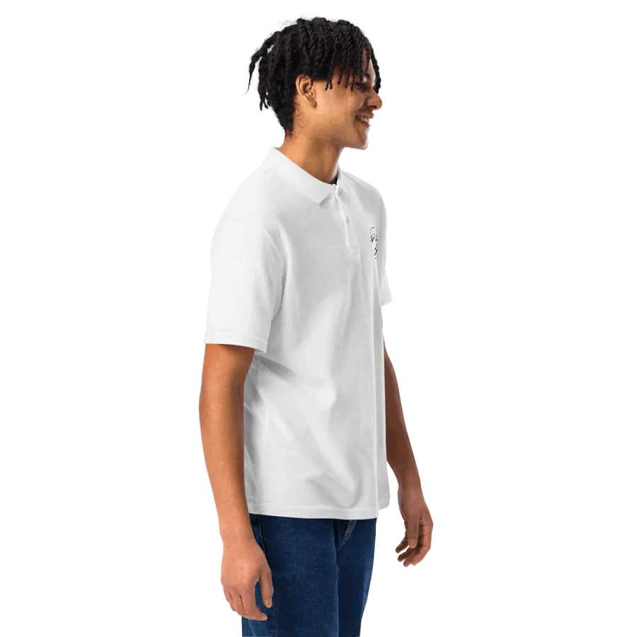 Black Cat Kitchen Signature Polo (White) product image (4)