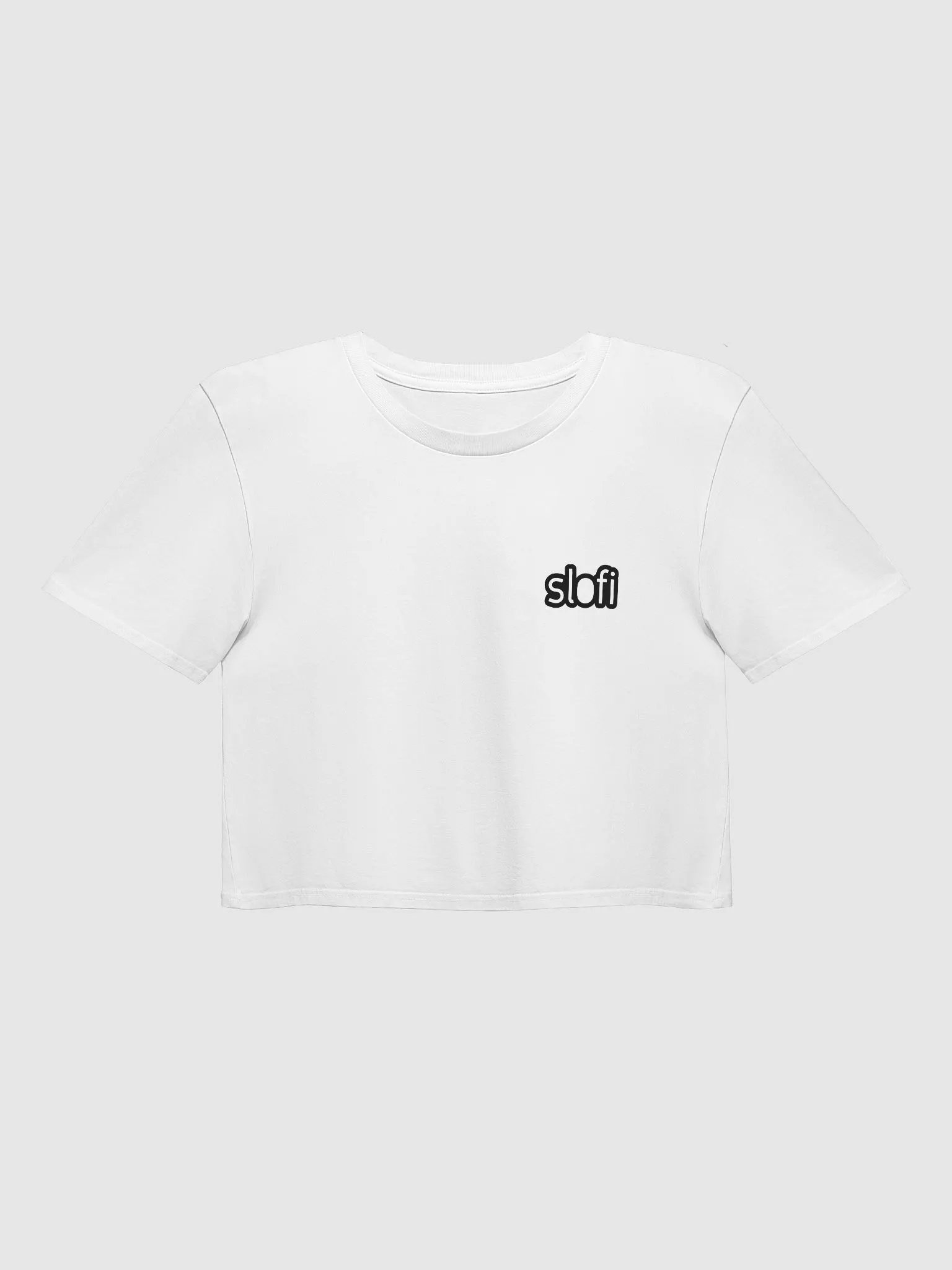 Slofi "Light Mode" Text Crop Top product image (1)