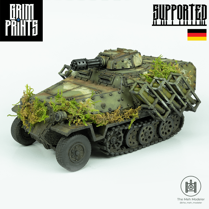 Grim 251 Transport / Artillery Support STLs product image (1)