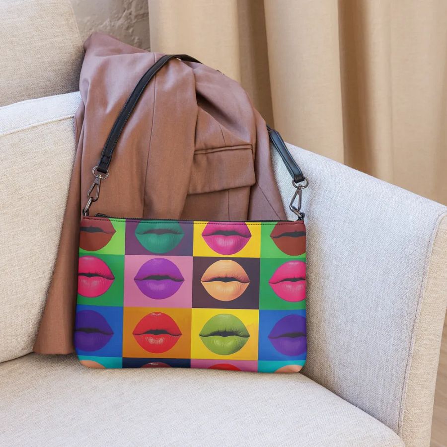 Pop Art Lips Crossbody Bag product image (6)