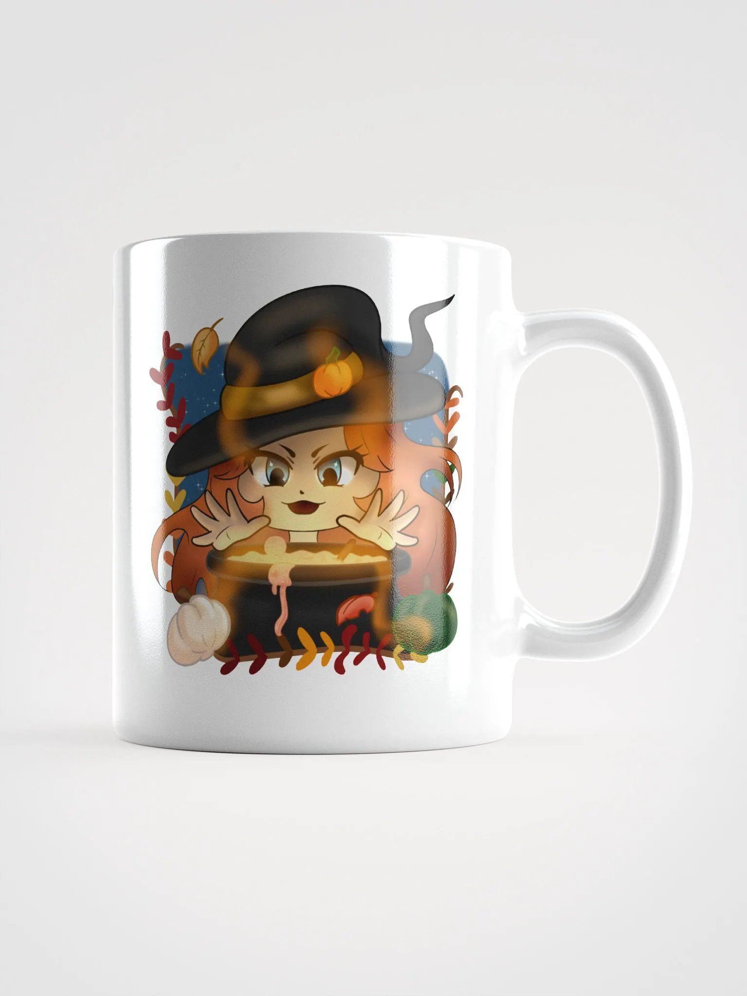 Pumpkin Witch Panda Mug product image (1)