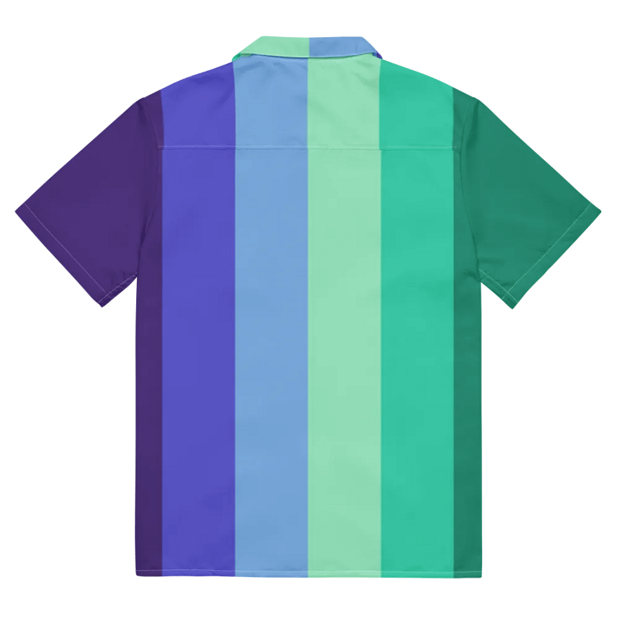 Gay Men's Pride Flag - All-Over Hawaiian Shirt product image (9)