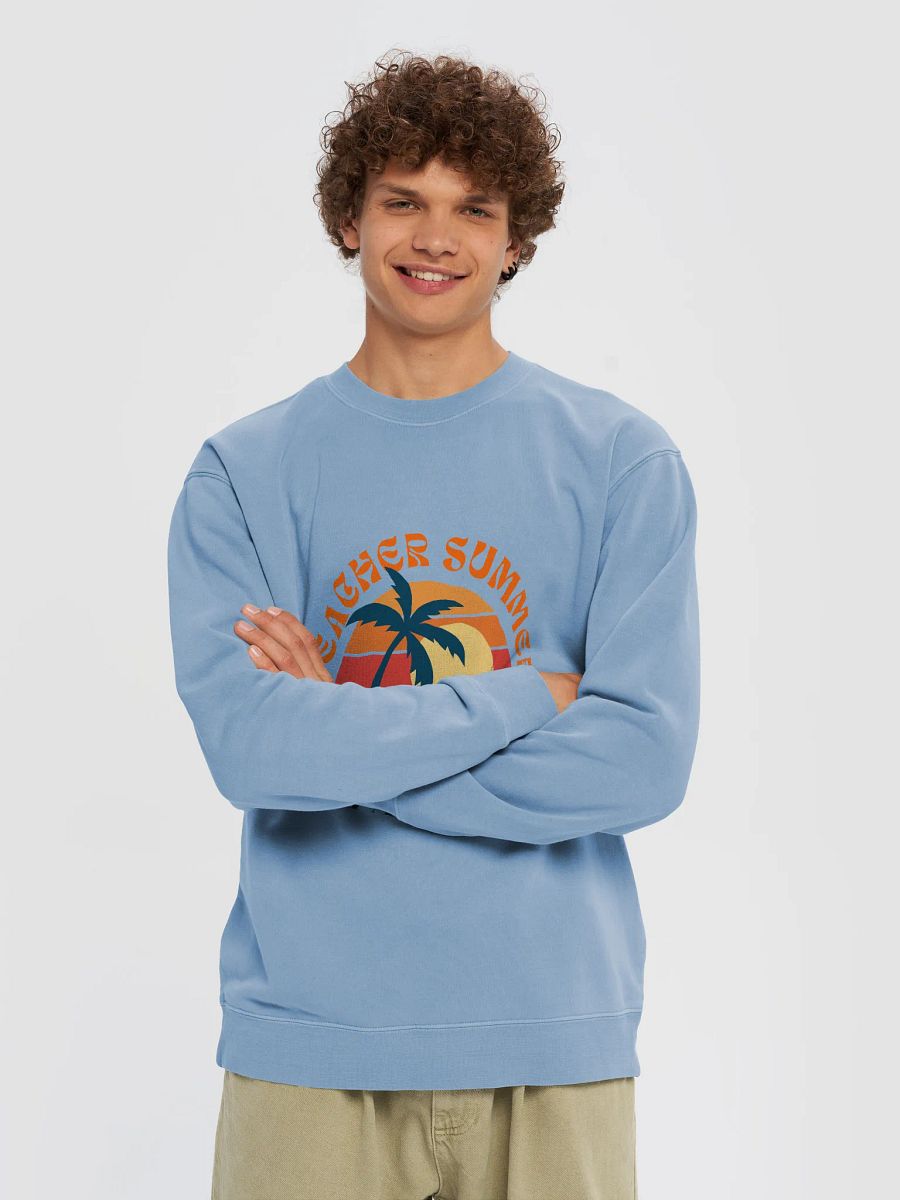 'Teacher Summer' Unisex Midweight Sweatshirt product image (3)