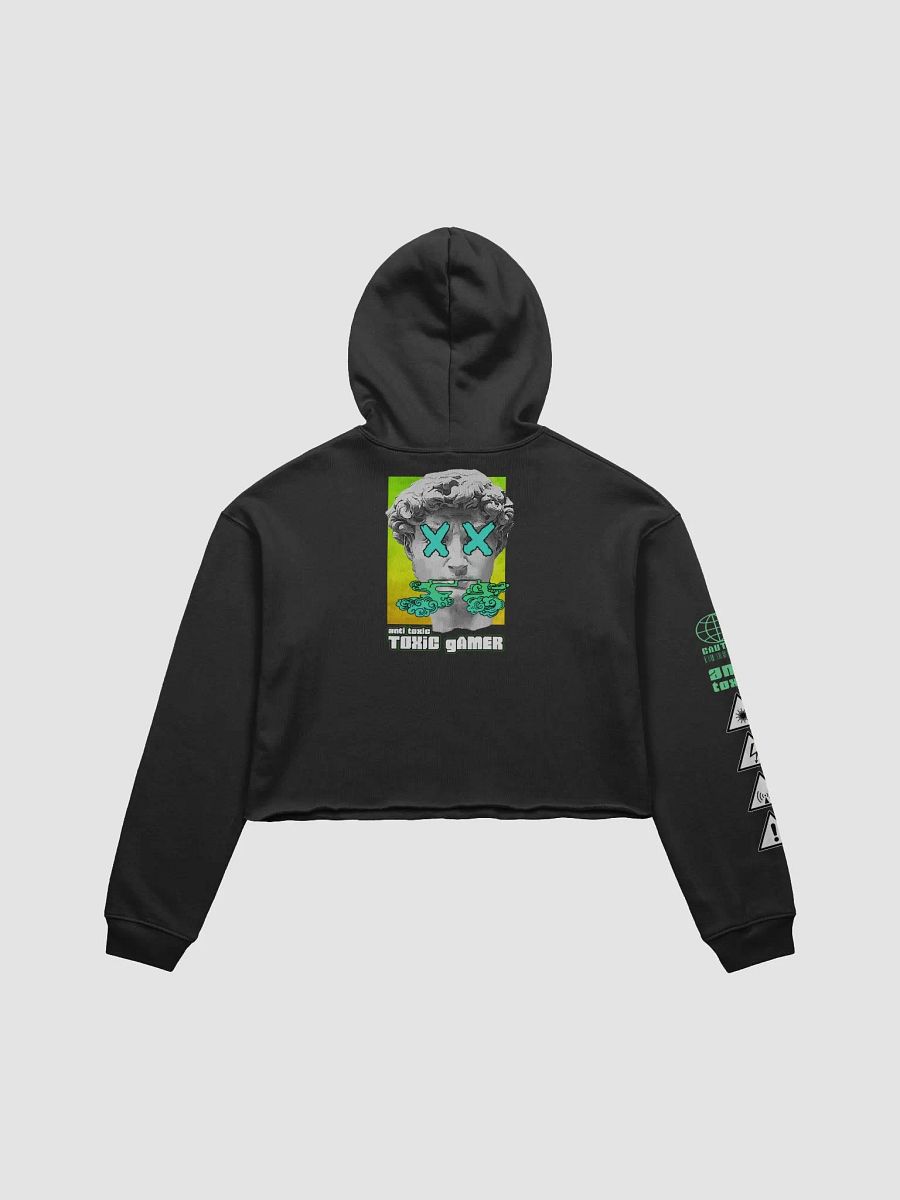 Anti-Toxic-Toxic-Gamer Crop Hoodie product image (3)