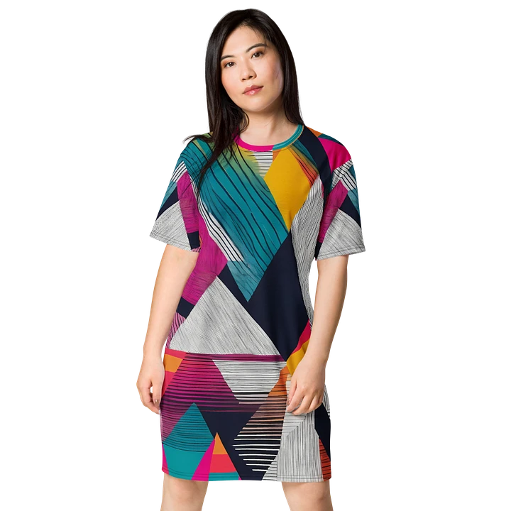Triangulated Pop - T-Shirt Dress product image (1)