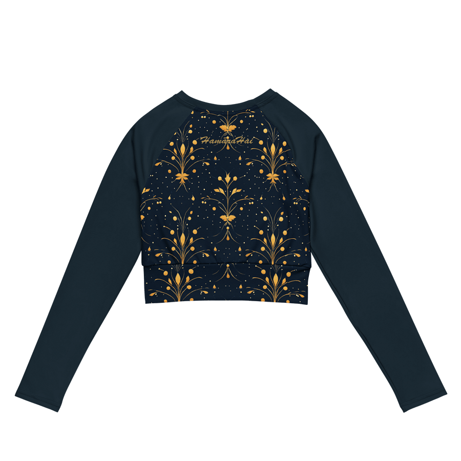 Dhyana - Crop Top Long Sleeve - Blue product image (7)