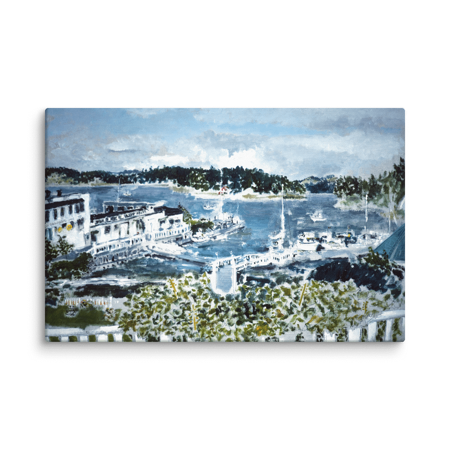 Roche Harbor, WA 1987 on canvas (26" x 40") product image (3)
