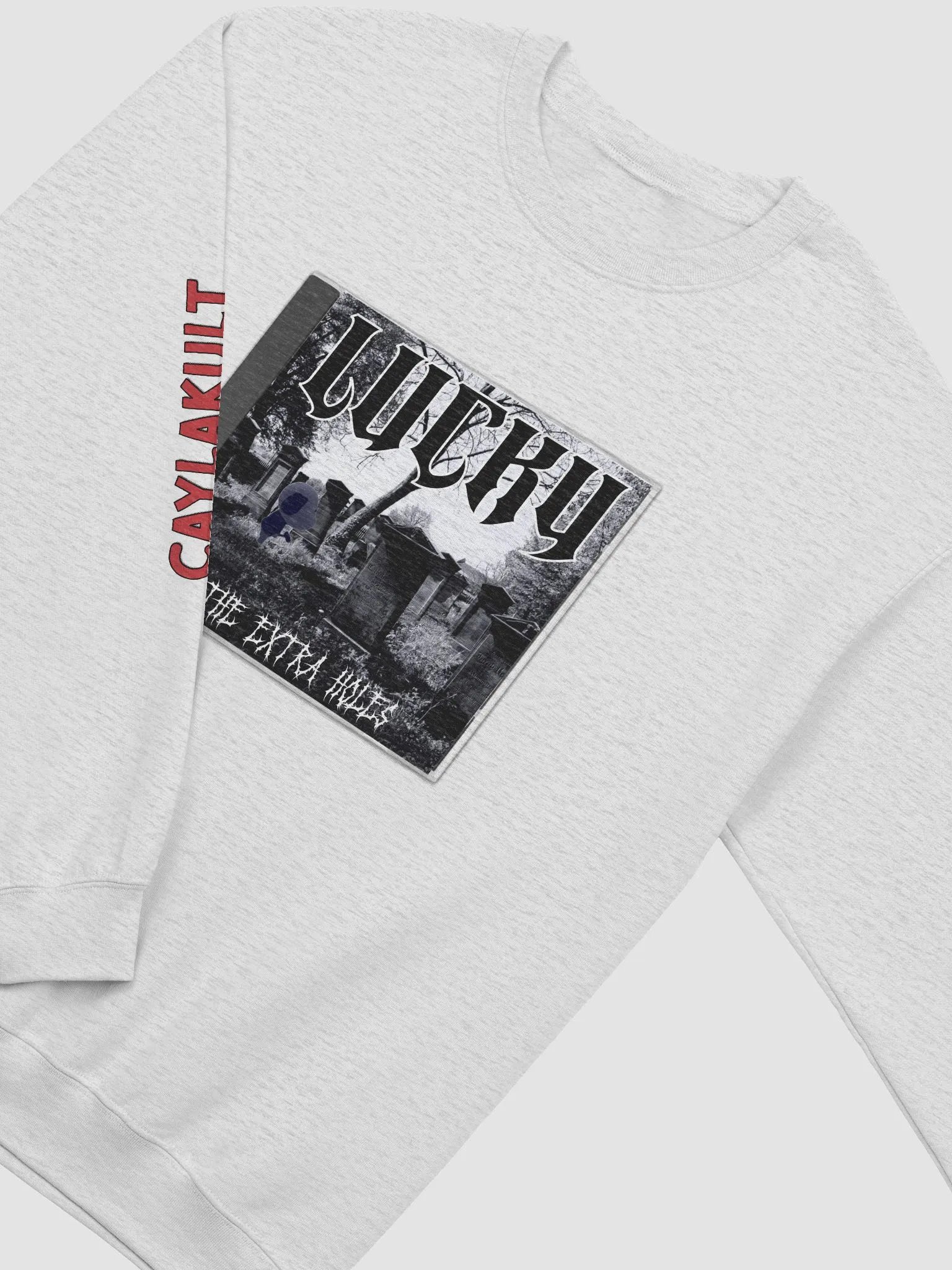 Lucky CD Sweatshirt with CaylaKult Sleeve Design! product image (1)