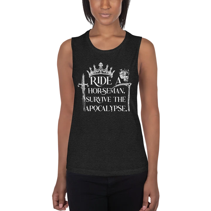 Ride a Horseman Bella+Canvas Women's Flowy Muscle Tank product image (2)