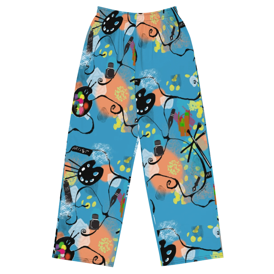 ScribbleWear #11 Wide Unisex Pants/InkMeBlue product image (2)