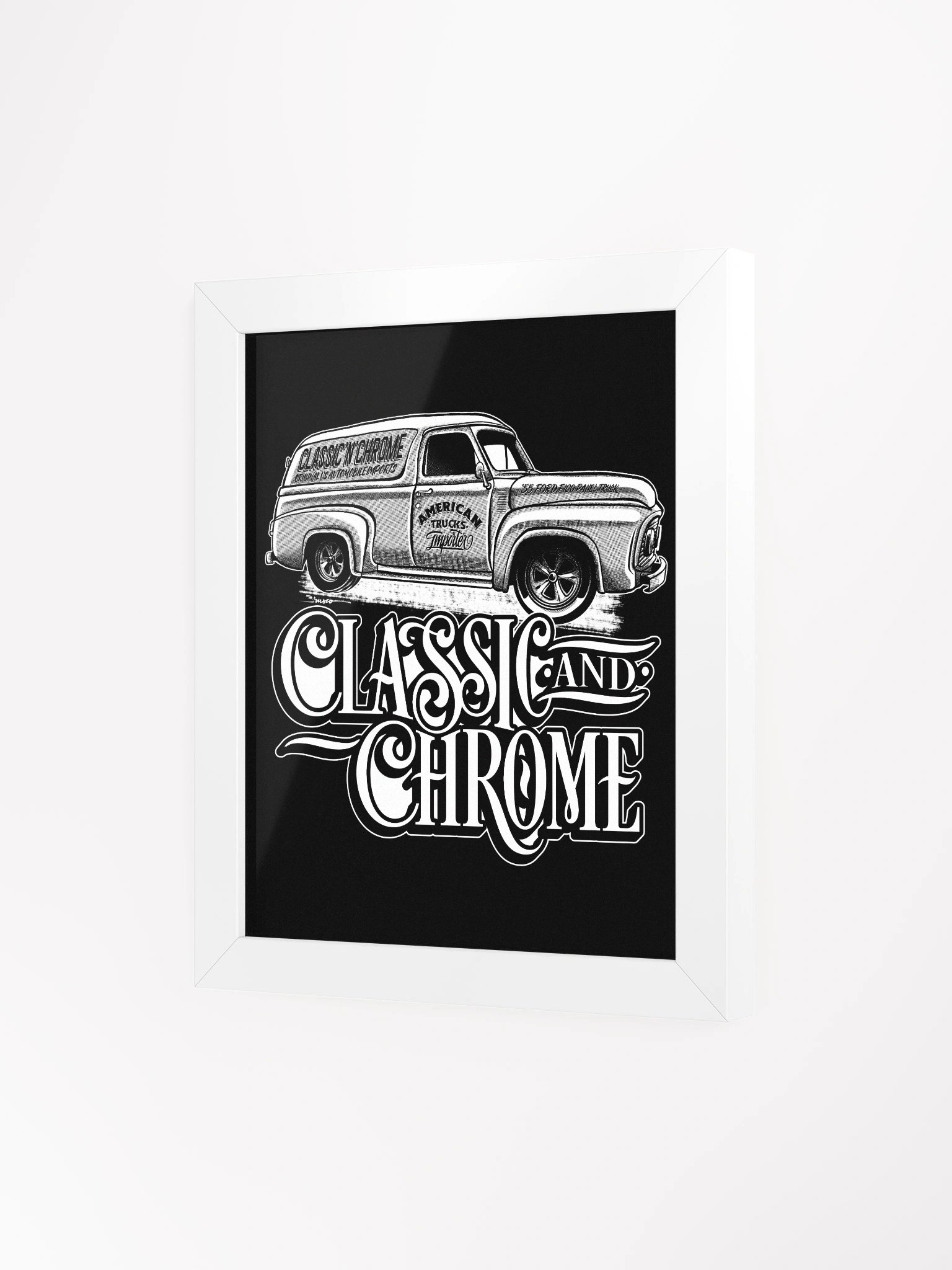 Classic N Chrome F100 Print weißer Rahmen product image (16)