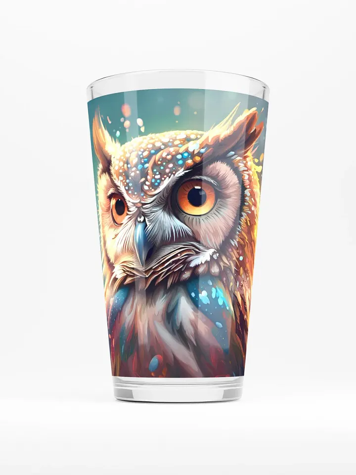 Owl Pint Glass product image (1)