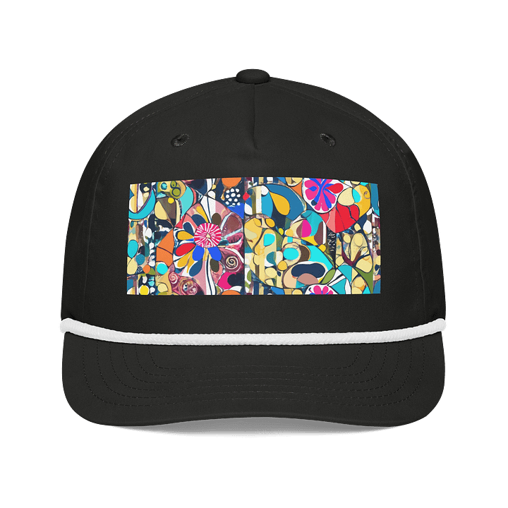 Vibrant Geometric Floral Cap product image (1)