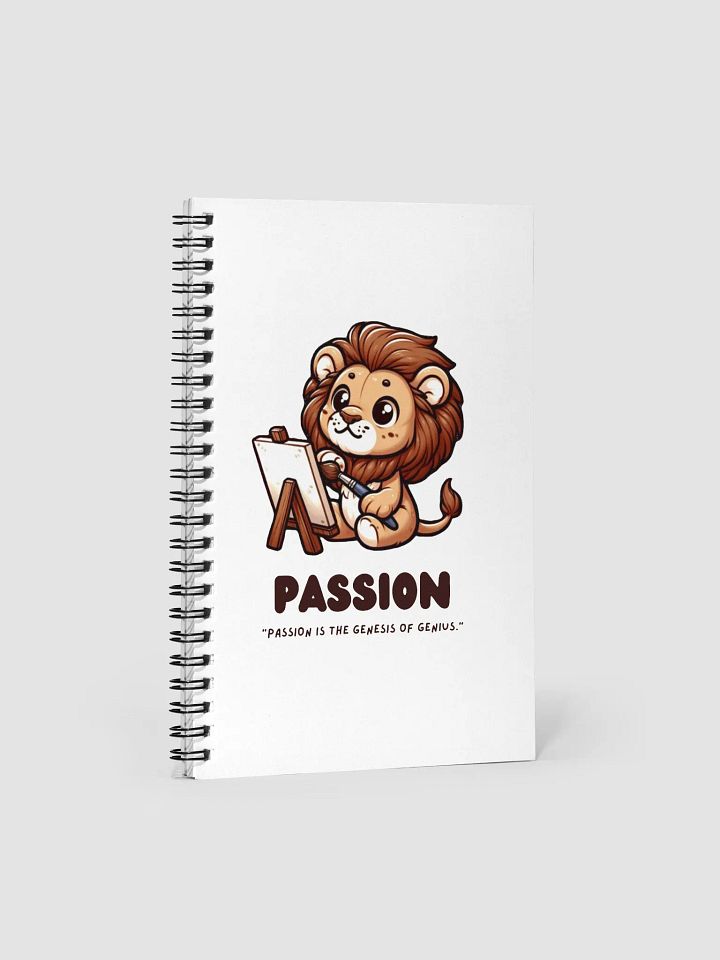 Passion Lion Spiral Notebook product image (1)