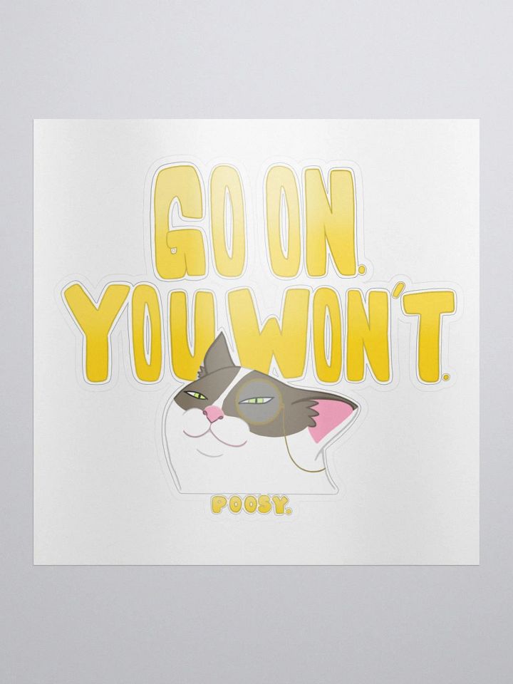 Poosy Sticker product image (1)
