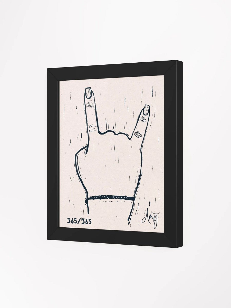 Linocut Rock On Art product image (19)