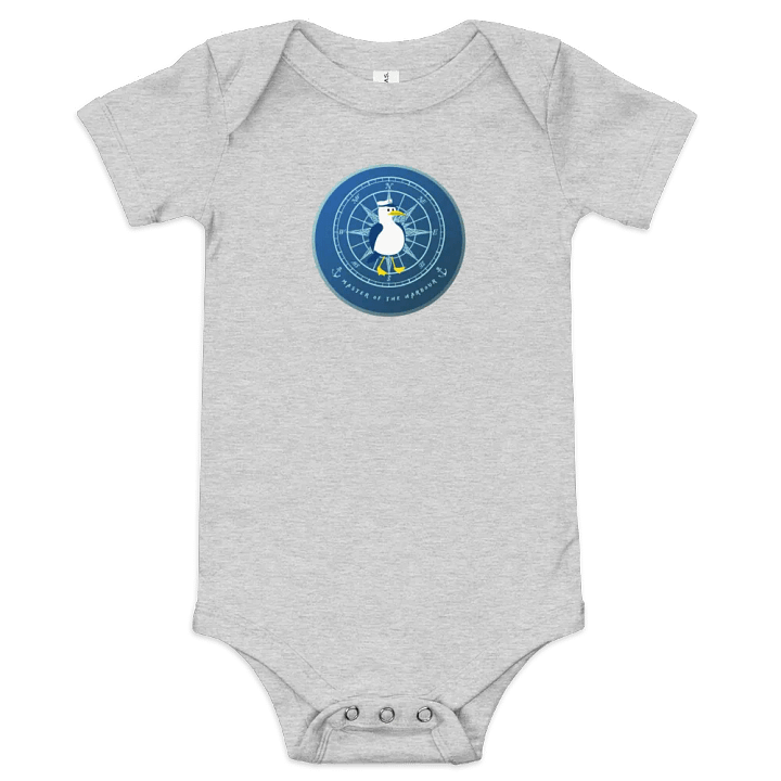 Master of the Harbour Seagull Baby Short Sleeve One Piece product image (7)