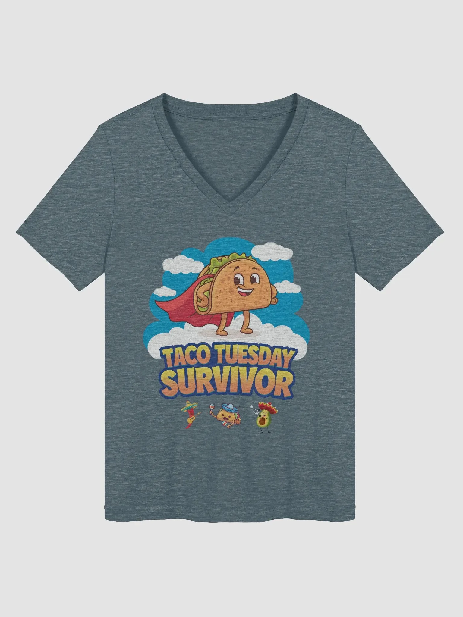 Taco Tuesday Survivor V-Neck Tee Bella+Canvas (Women's) product image (5)