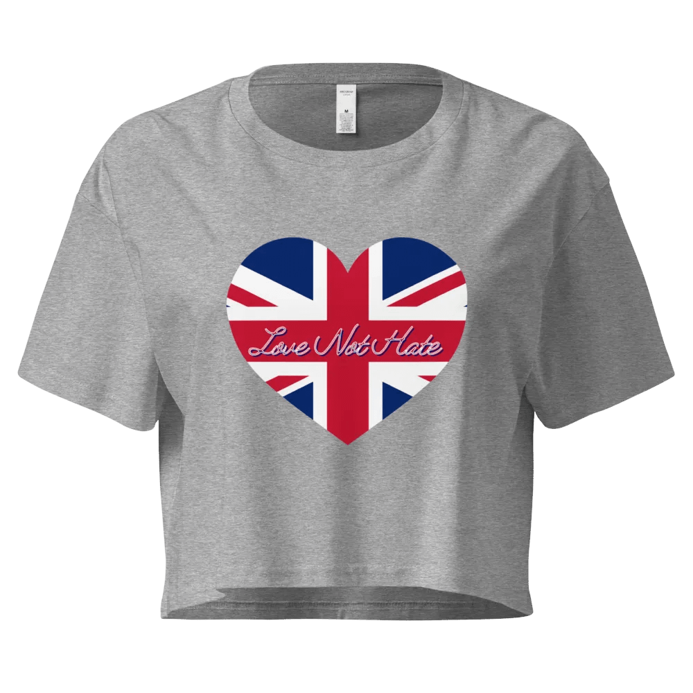 Love Not Hate Crop Top product image (4)