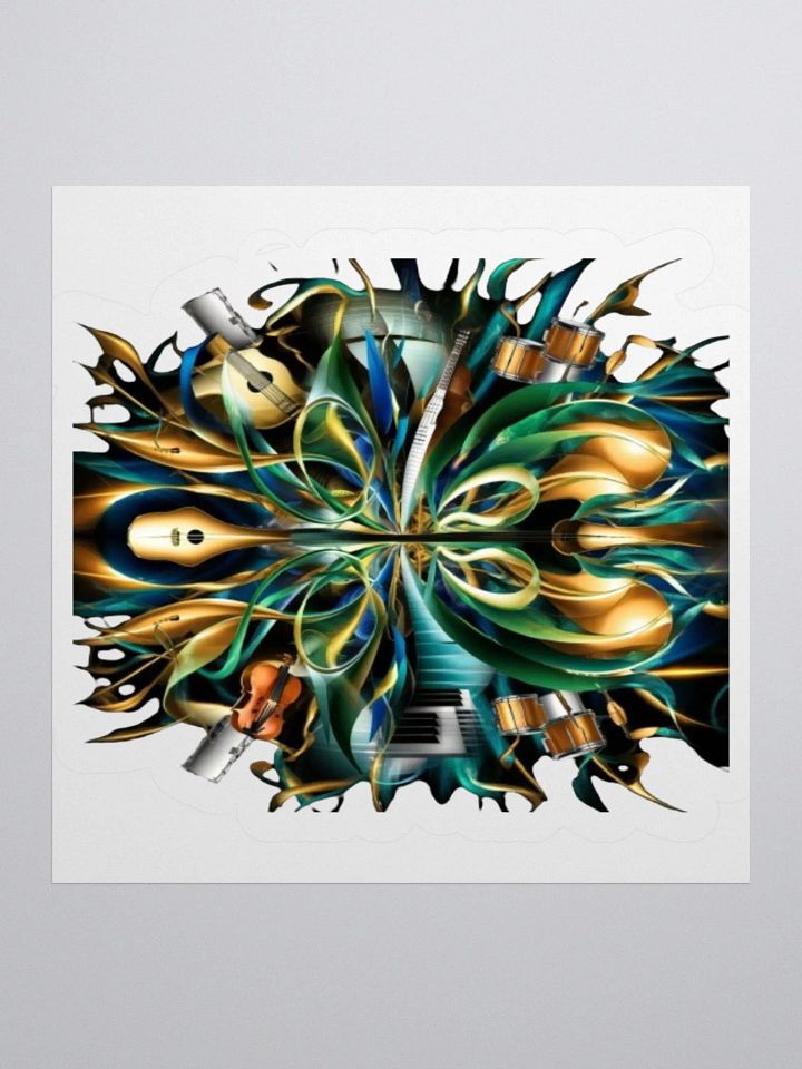 Musical Kaleidoscope Sticker product image (1)