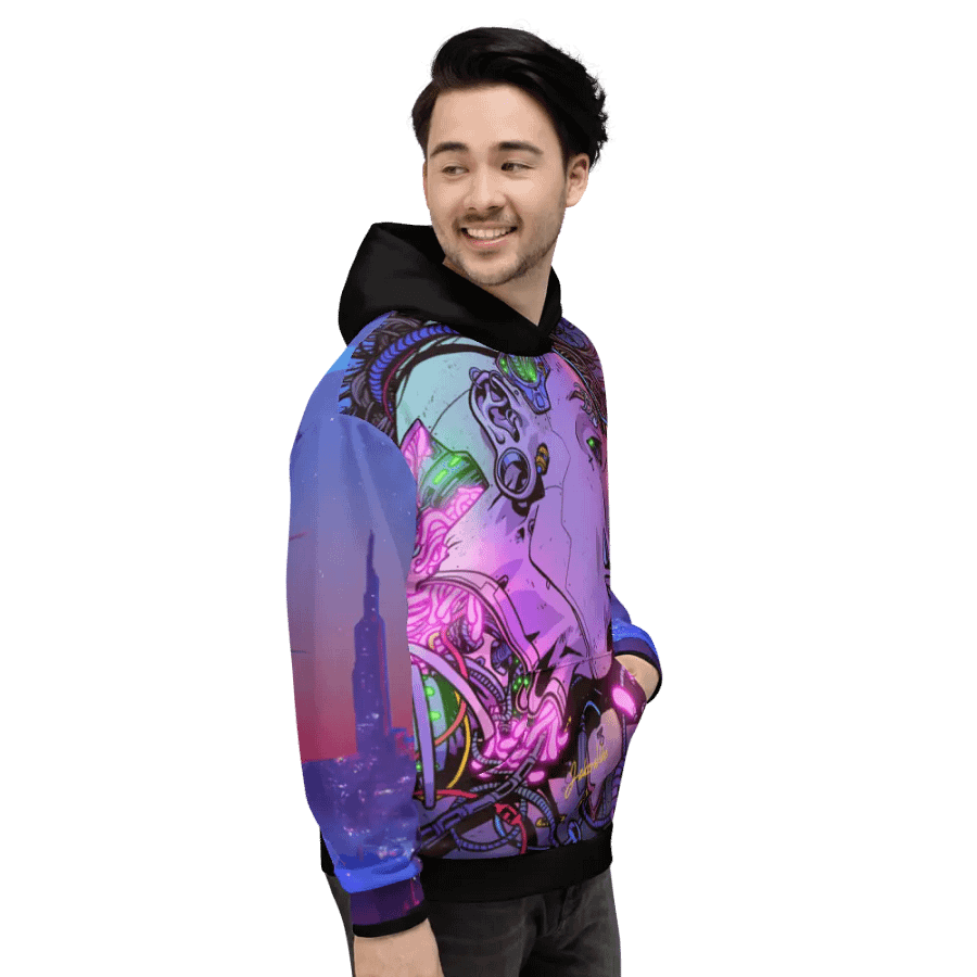 Broken Cyber Joker & Night City Hoodie product image (7)