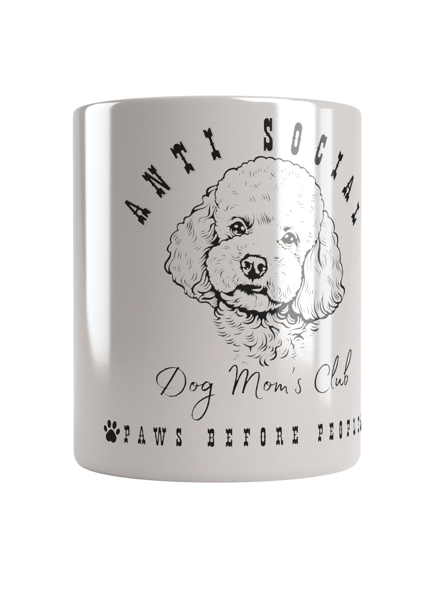 Curly-Haired Dog Mom Club Mug product image (18)