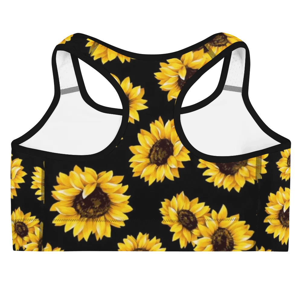 Sunflower Printed Sport's Bra product image (7)