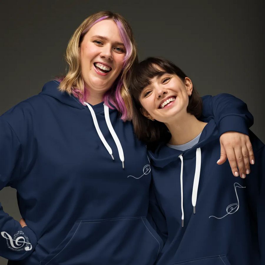 Band Geeks Rule Hoodie | Navy Blue product image (8)