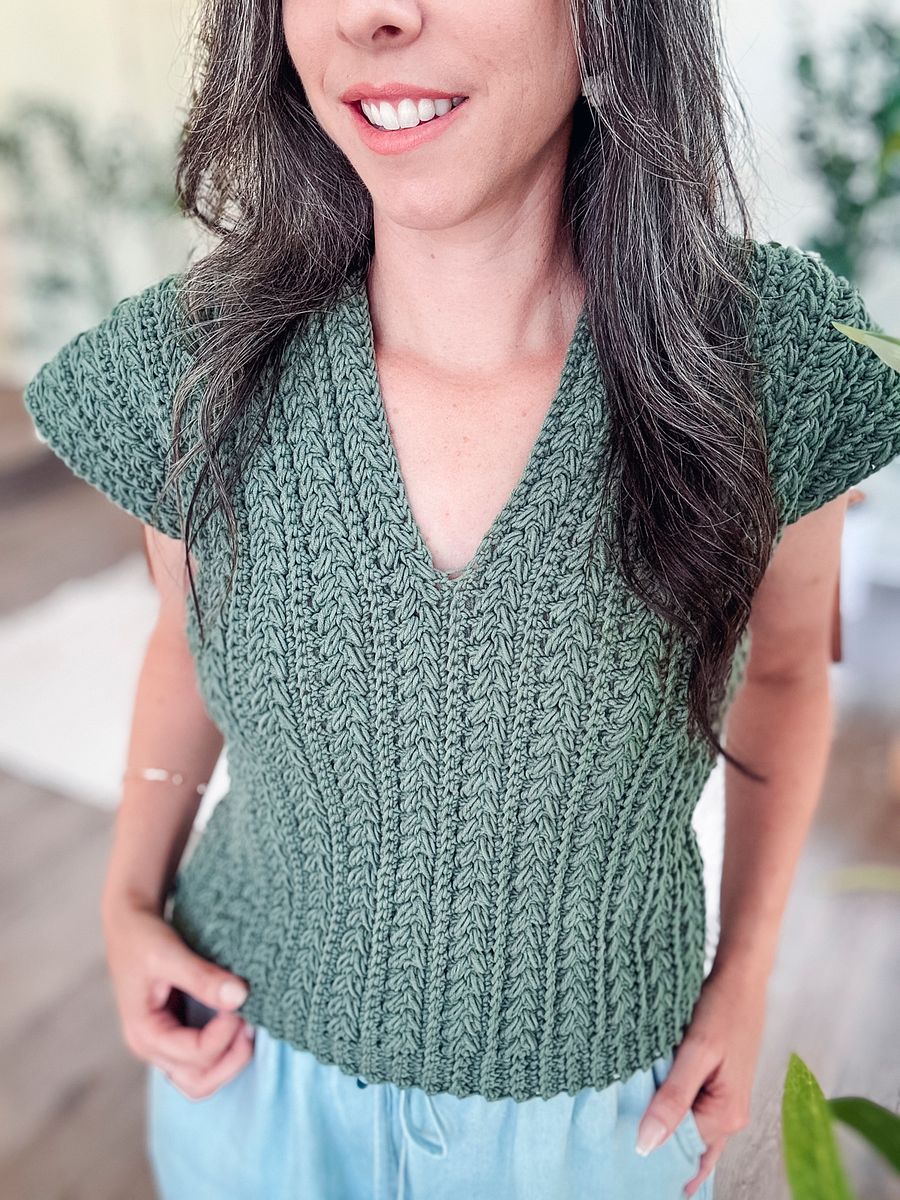 Wheat Stitch Easy Summer Top Patterns E-book (xs-5x) product image (1)