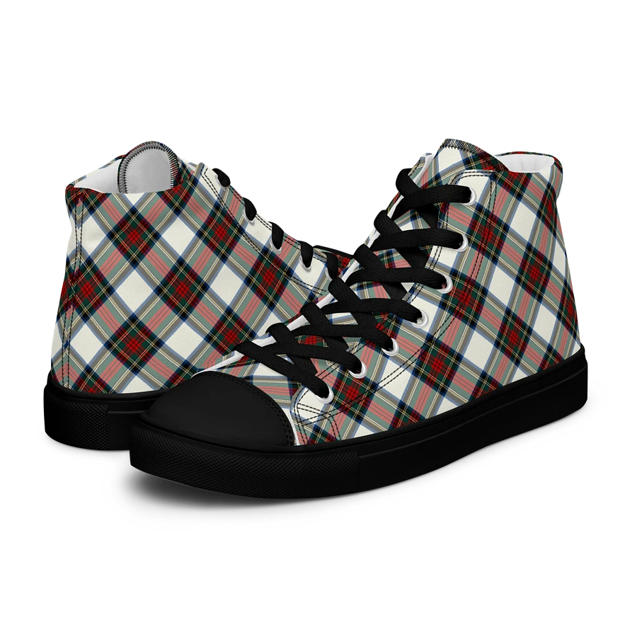 Stewart Dress Tartan Men's High Top Shoes product image (8)