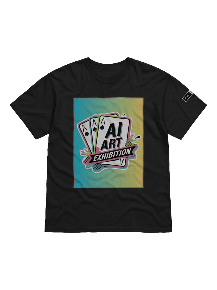 "AI ART EXHIBITION" 100% cotton T-shirt product image (3)