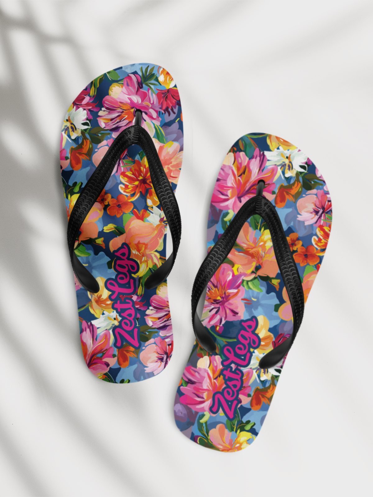Flip flops "Bold Abstract Florals" product image (2)