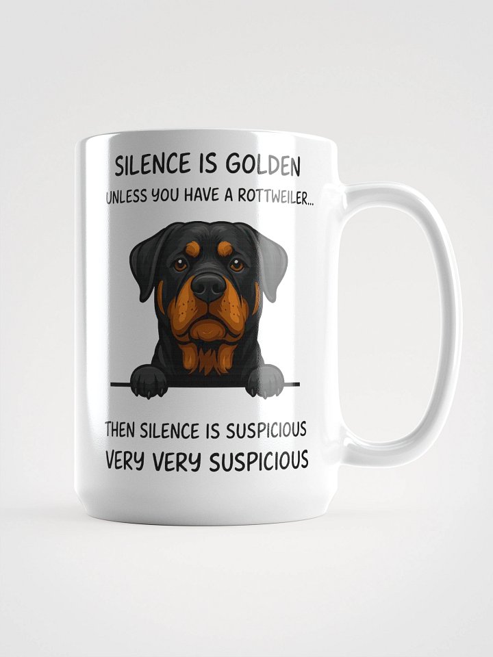 Rottweiler Silence is Golden Mug product image (1)