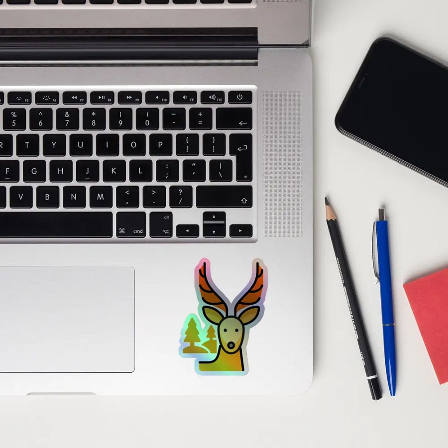 Vadideki Geyik Holographic Sticker Set product image (12)