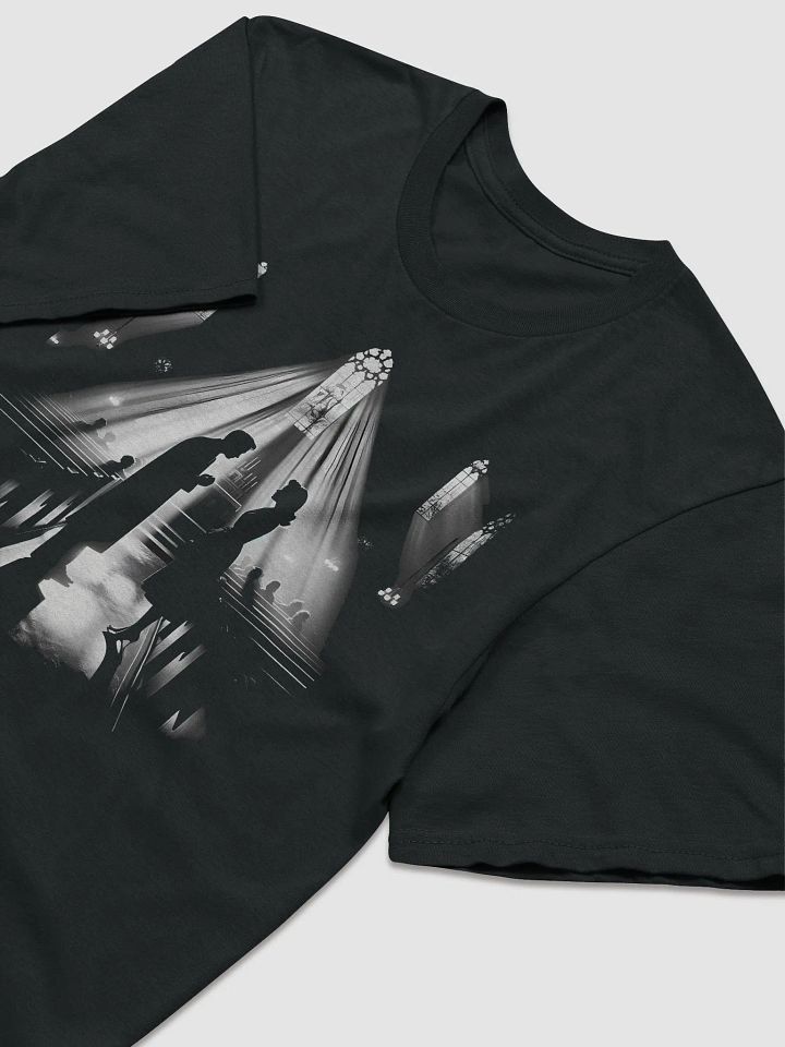 Sacred Noir: Whispered Vows in Light and Shadow (Front Print Womens Tee) product image (2)