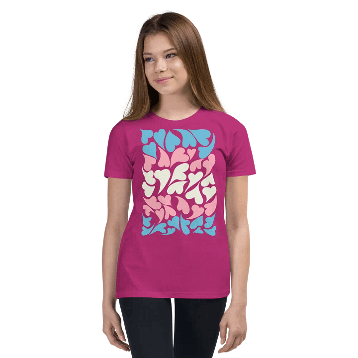 Nestled PRIDE Transgender T-shirt (Youth) product image (31)