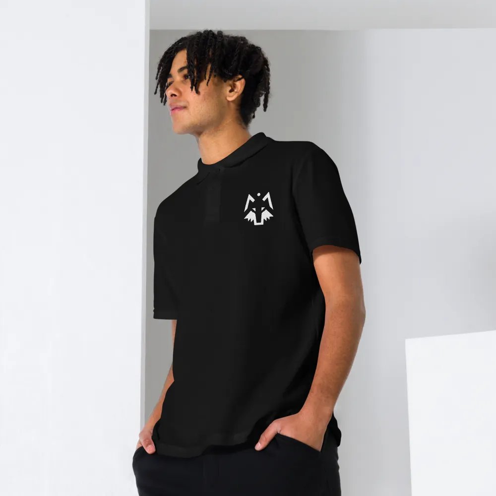 Wolfe Logo Polo Shirt in Black product image (7)