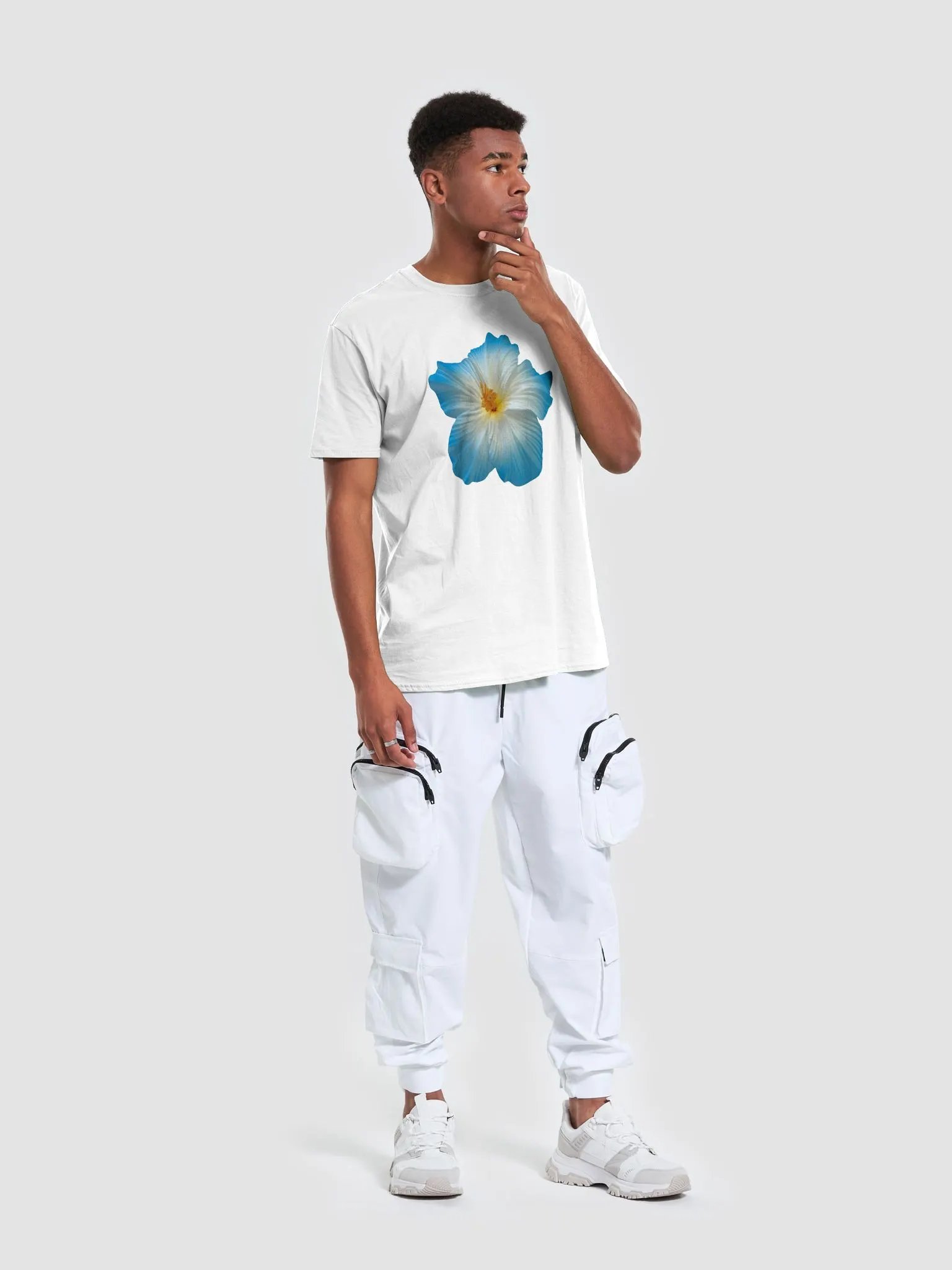 Blue Blooms Unisex Tee product image (5)