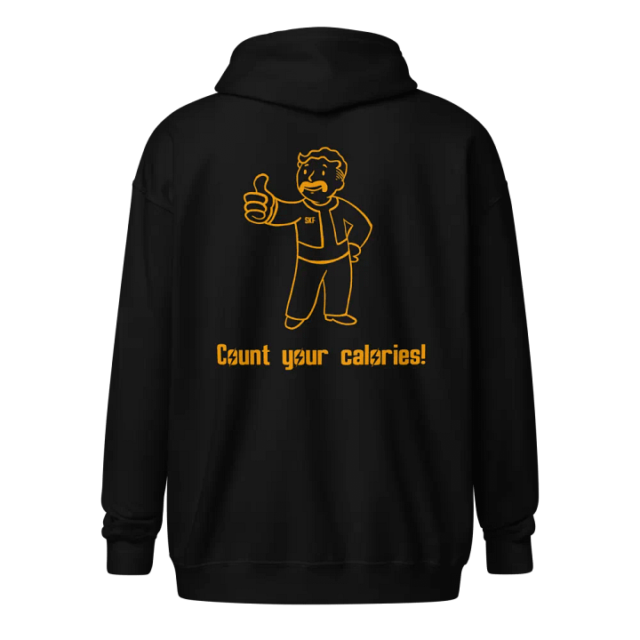 Count Your Calories Zip Up - Embroidered Front product image (1)