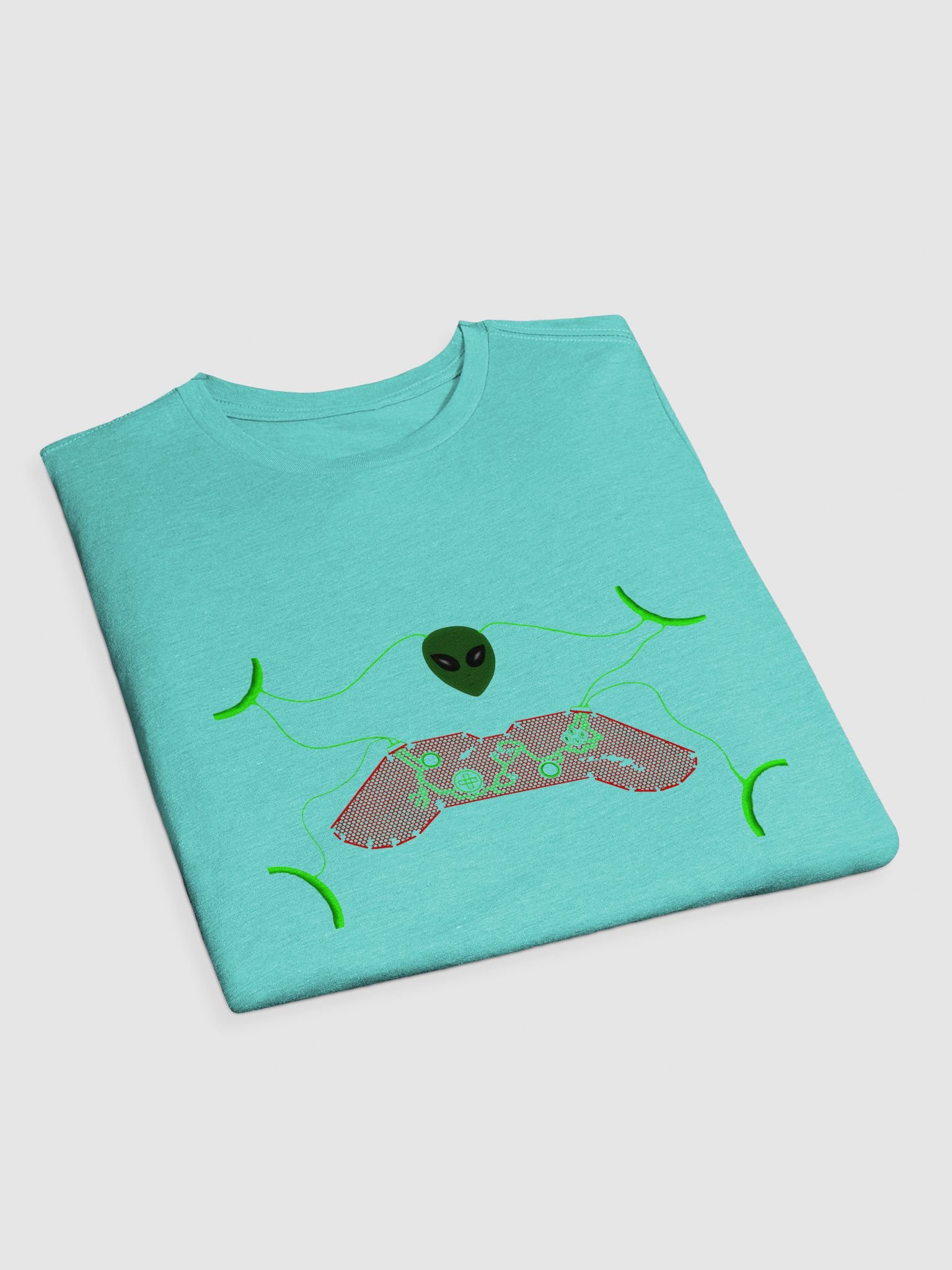 Galactic Gamer Alien T-Shirt product image (3)