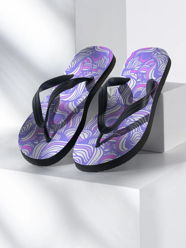 Purple Vibes Flip Flops product image (2)