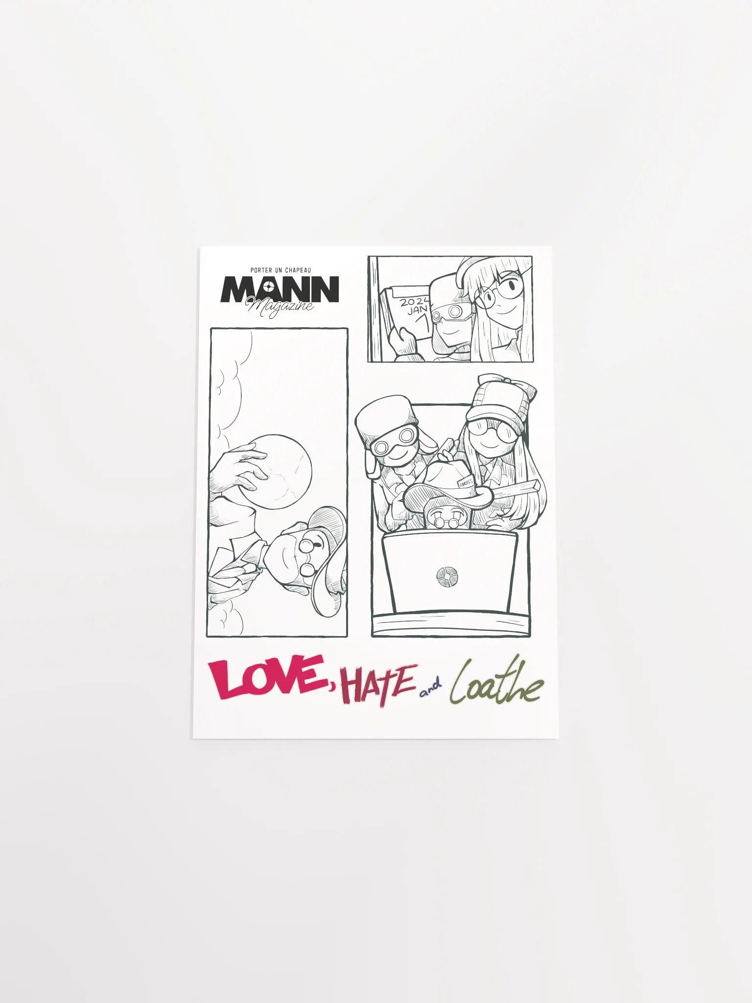 Love, Hate, and Loathe Commemorative Poster product image (15)