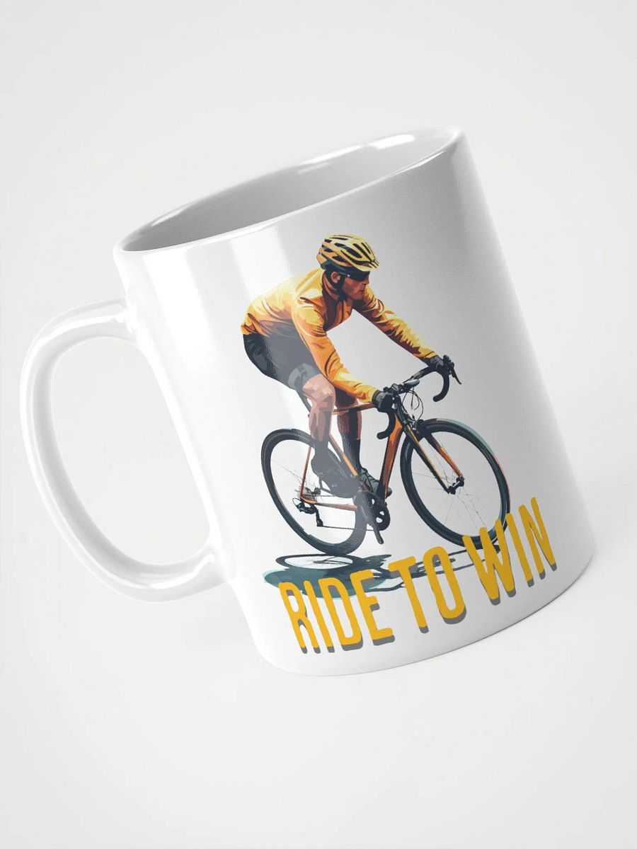 Mug with cyclist product image (3)