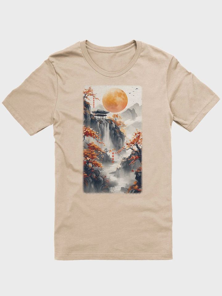 Japanese scene with red moon #2 product image (25)