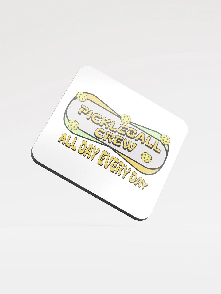 Pickleball Crew All Day Every Day Coaster Set product image (2)