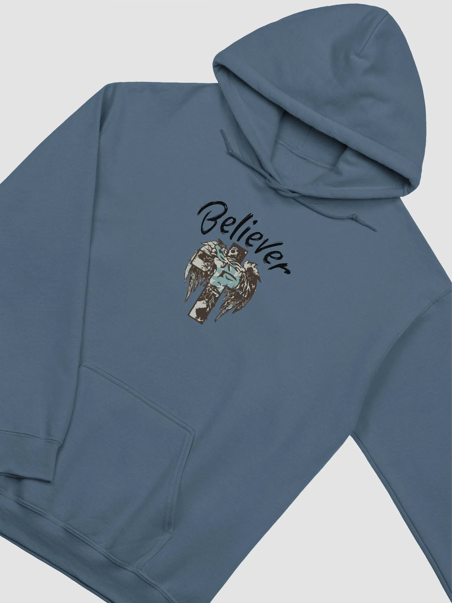 BELIEVER FAITH Ethereal Fragmentation Angel Hoodie product image (19)