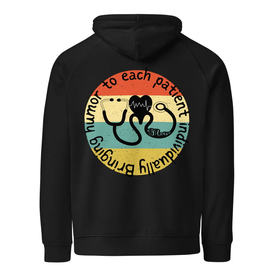 Bringing humor to each patient individually Eco Raglan Hoodie product image (13)