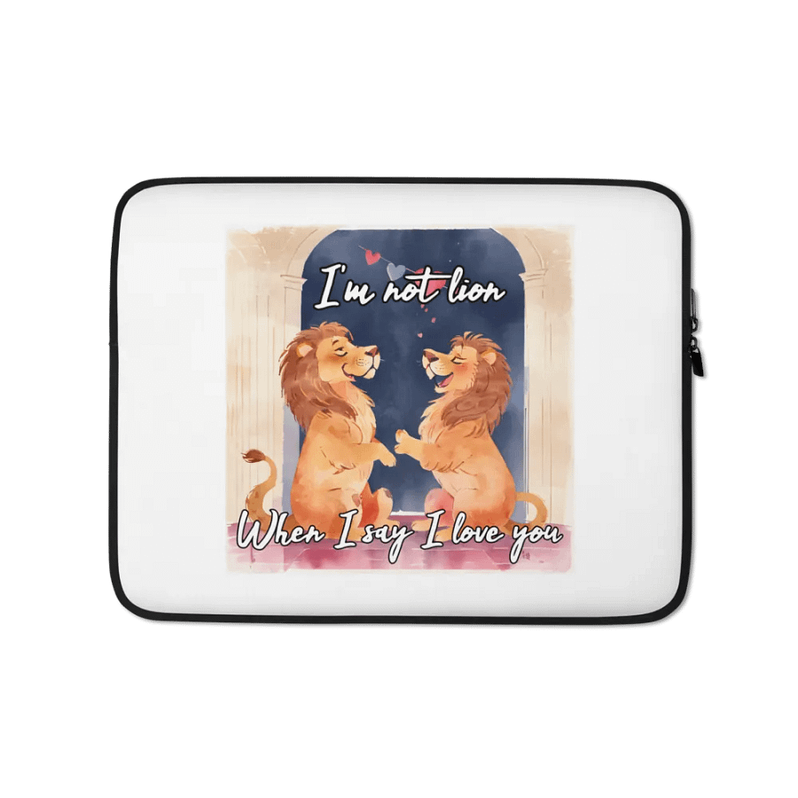 I'm Not Lion Laptop Sleeve product image (1)