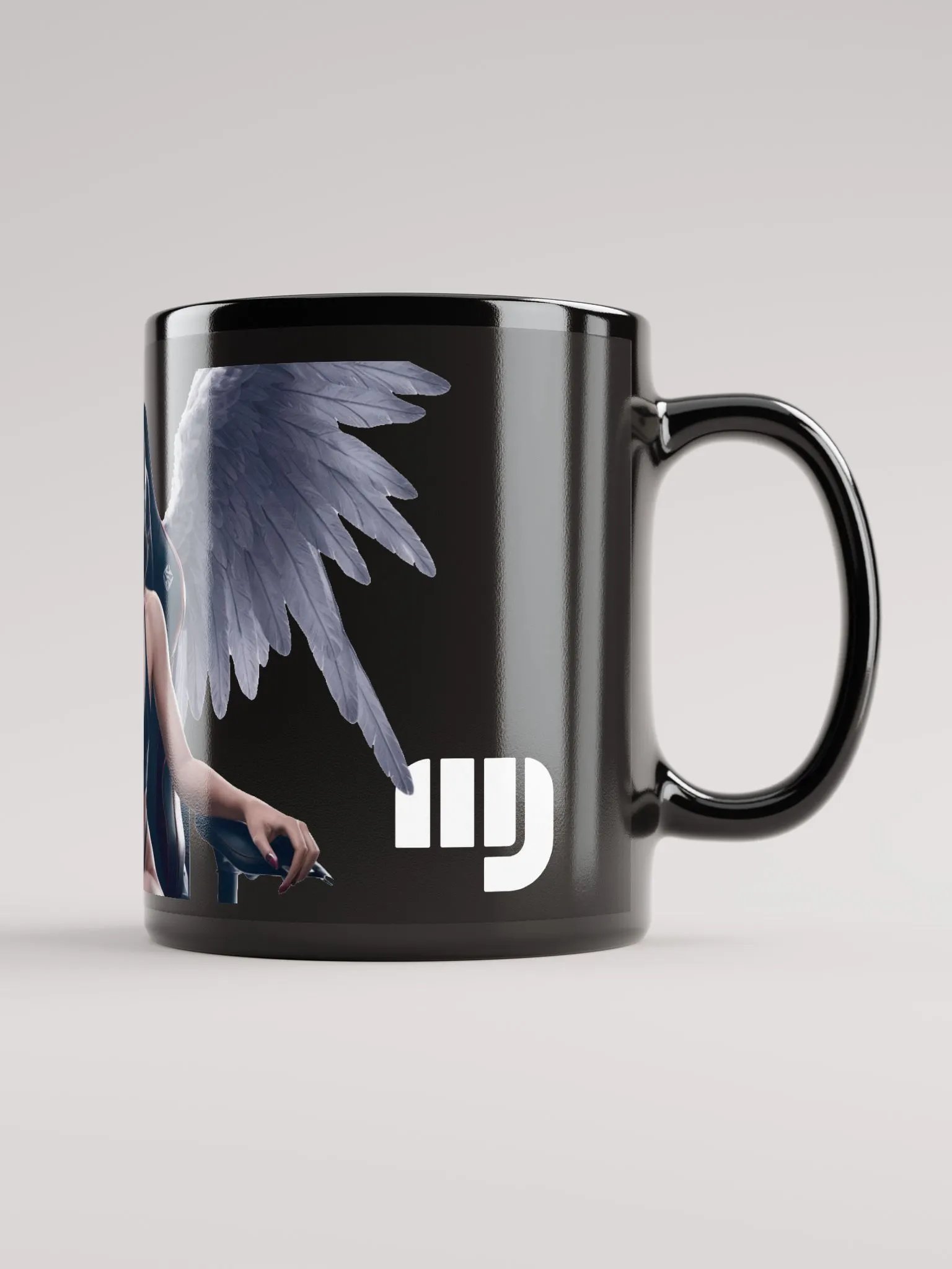 MJ'S 4NG3L BL4CK MUG product image (3)