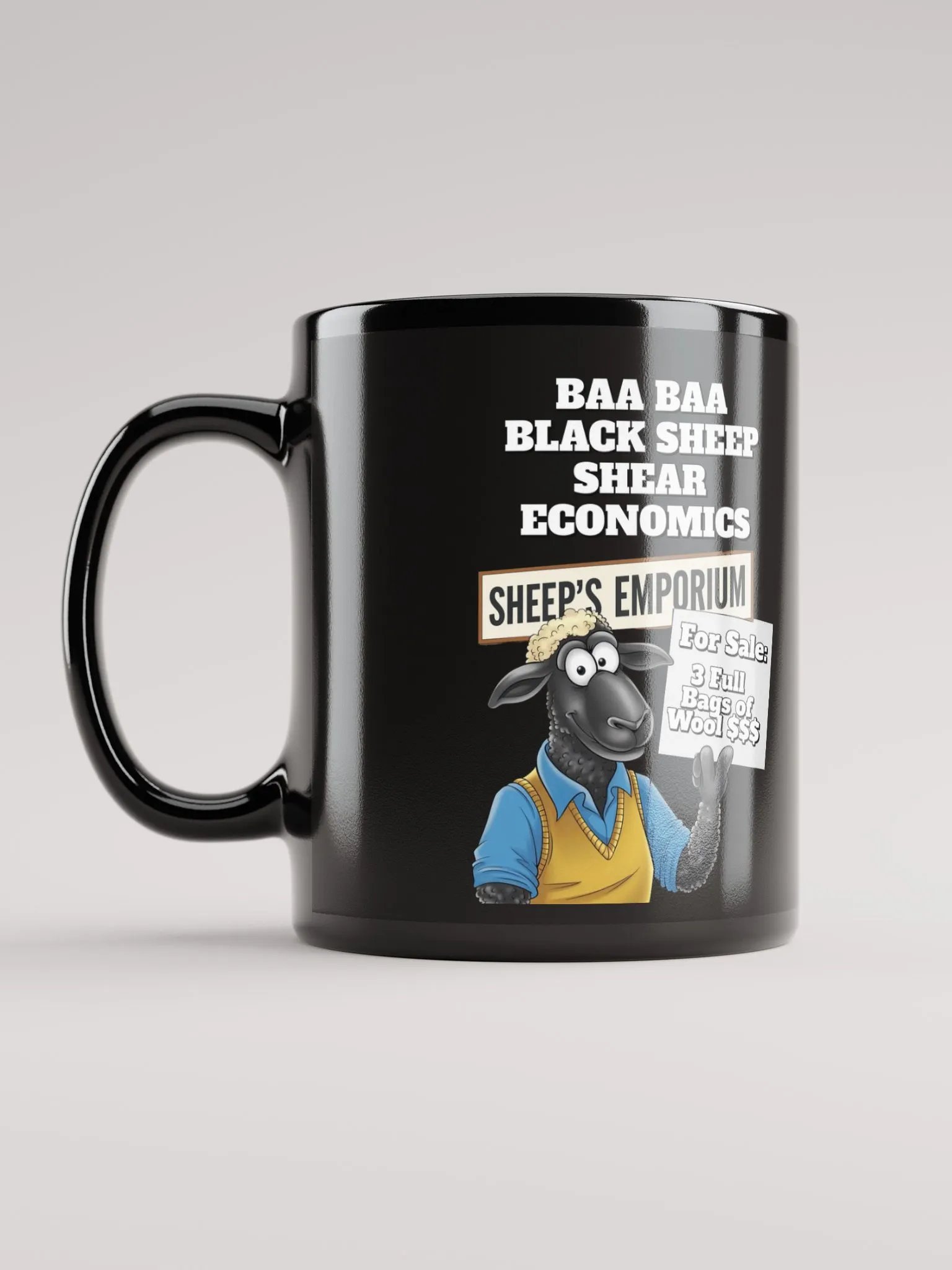 Baa Baa Black Sheep - The Entrepreneur - Funny Black Coffee Mug product image (7)